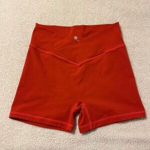 Til You Collapse Red Women’s Bike Shorts